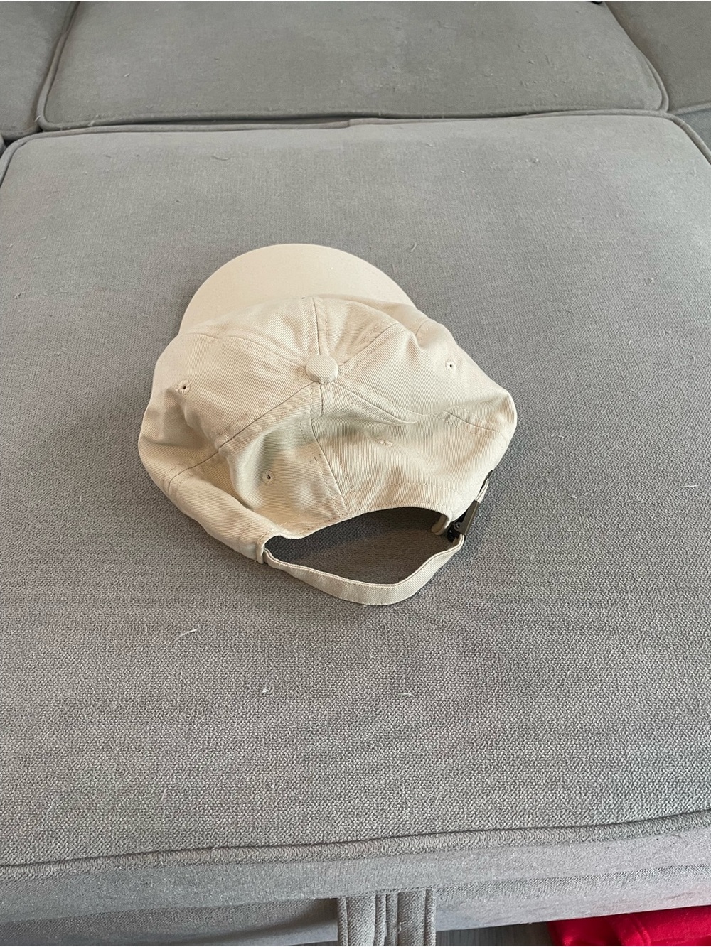 Brooks Brothers baseball cap beige canvas adjustable made in USA - Picture 2 of 5